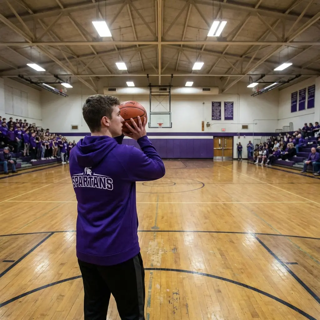 Anthem Broadband Hosts Half-Court Shot Challenge at SCHS on Feb 6