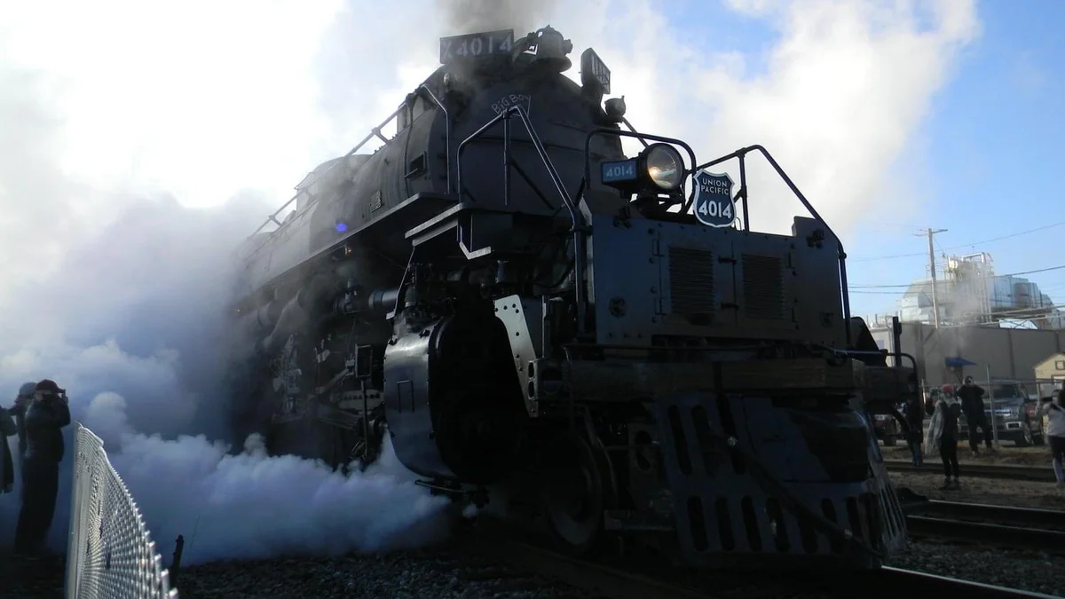 Big Boy No. 4014 Rolls Through Elko County